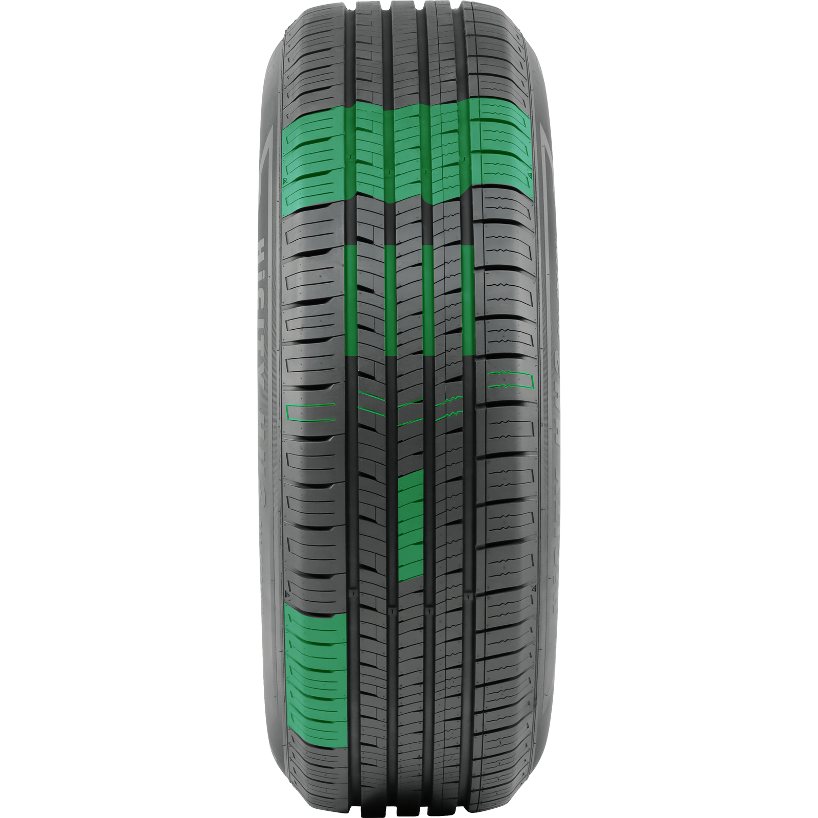 tire tread view