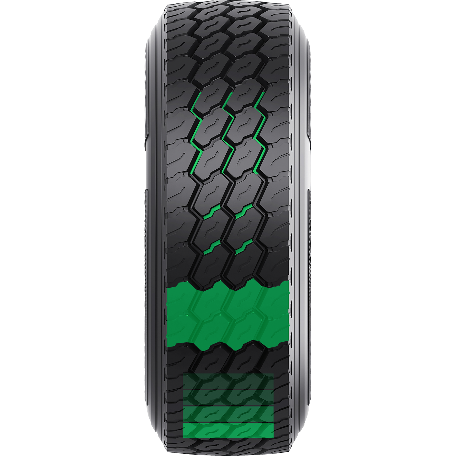 tire tread view