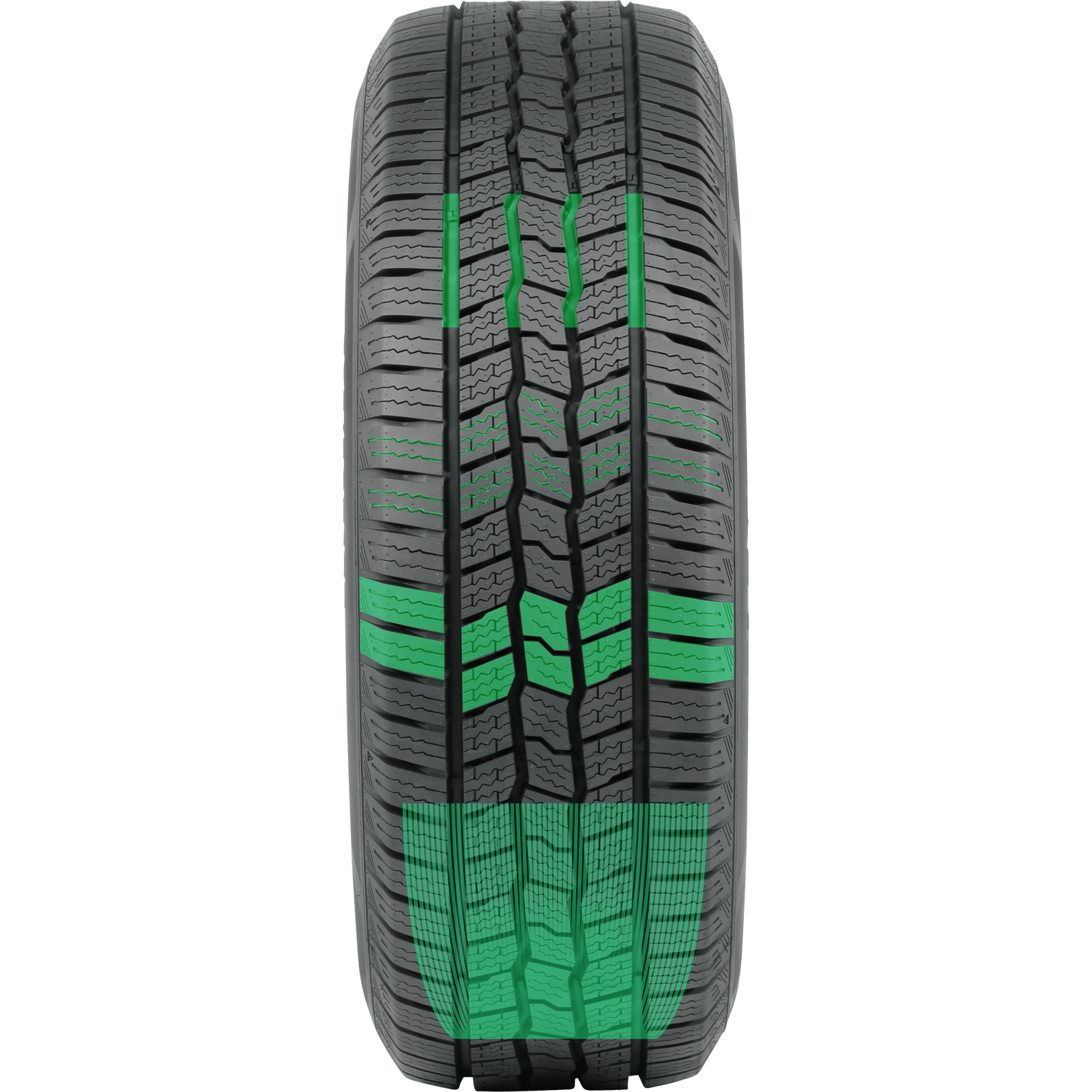 tire tread view