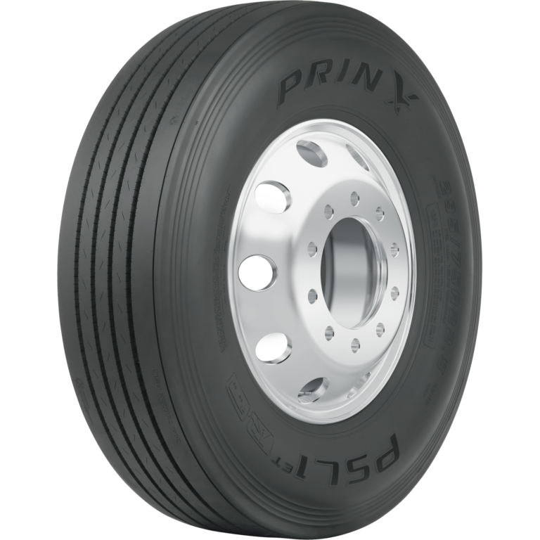 tire three-quarter view